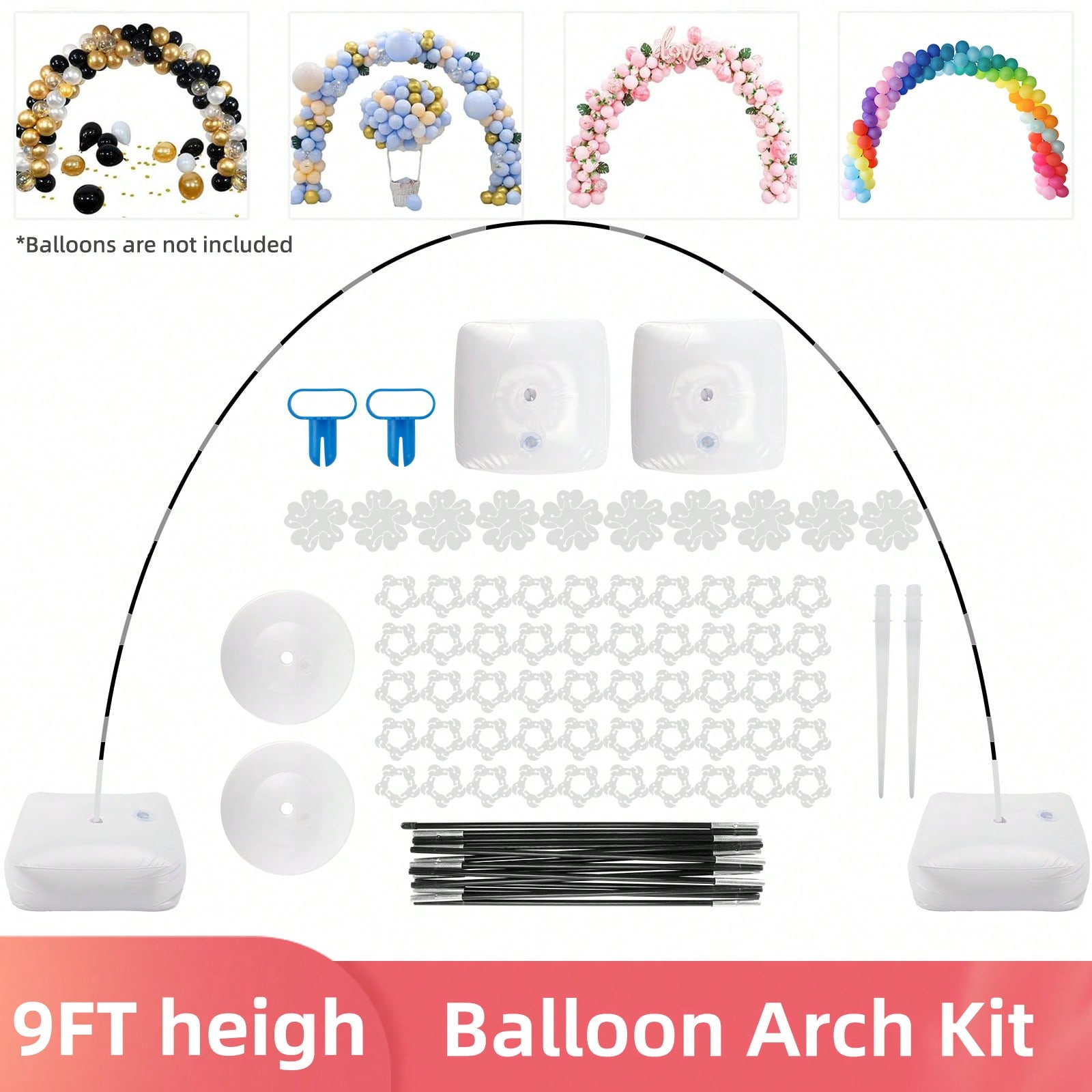 Wedding Balloon Arch - 1 Set Balloon Arch Stand Kit,