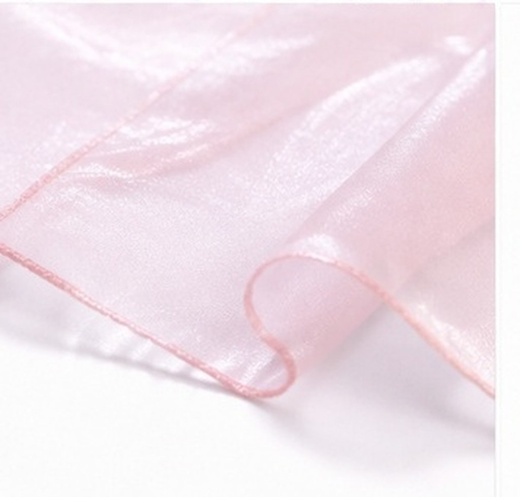 Chair Sash Organza - 10Pcs Pink Chair Cover Sashes Organza