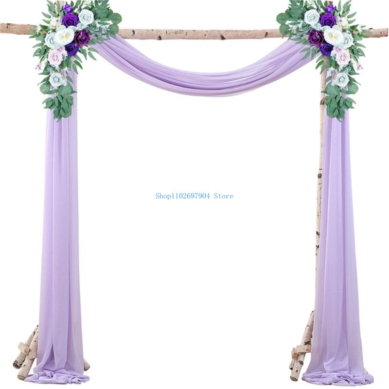 N7YF Romance Pearls Arch Backd - Wedding Backdrop Curtain ulasan dan harga