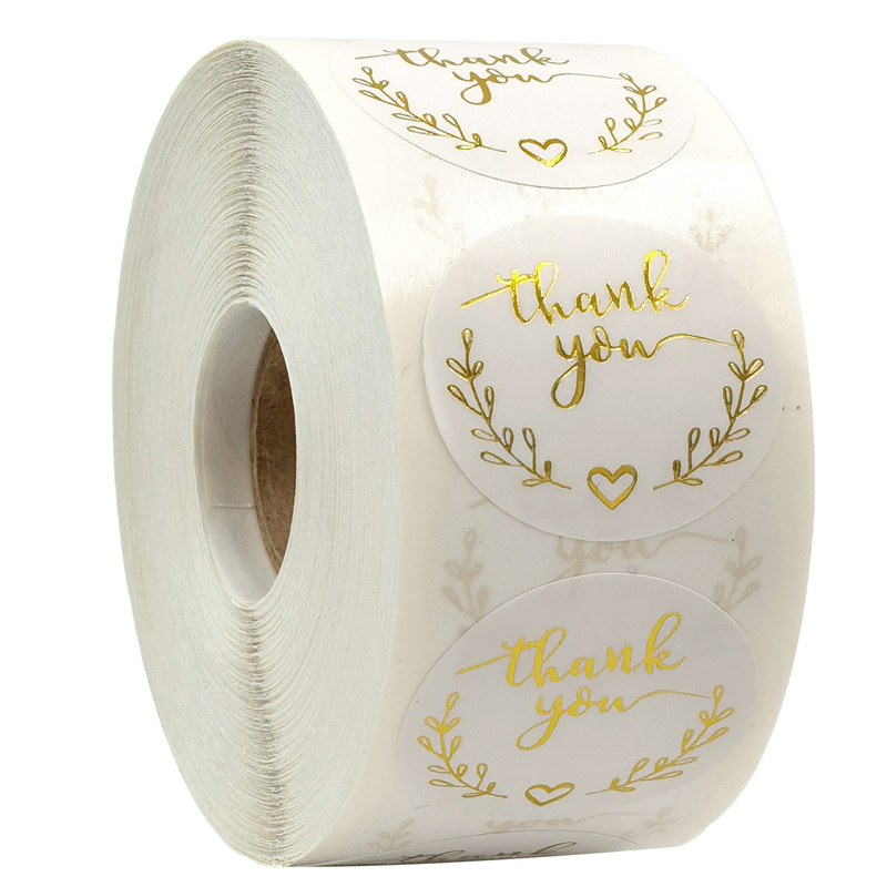 100-500pcs Gold Thank You Stic - Wedding Supply Business ulasan dan harga