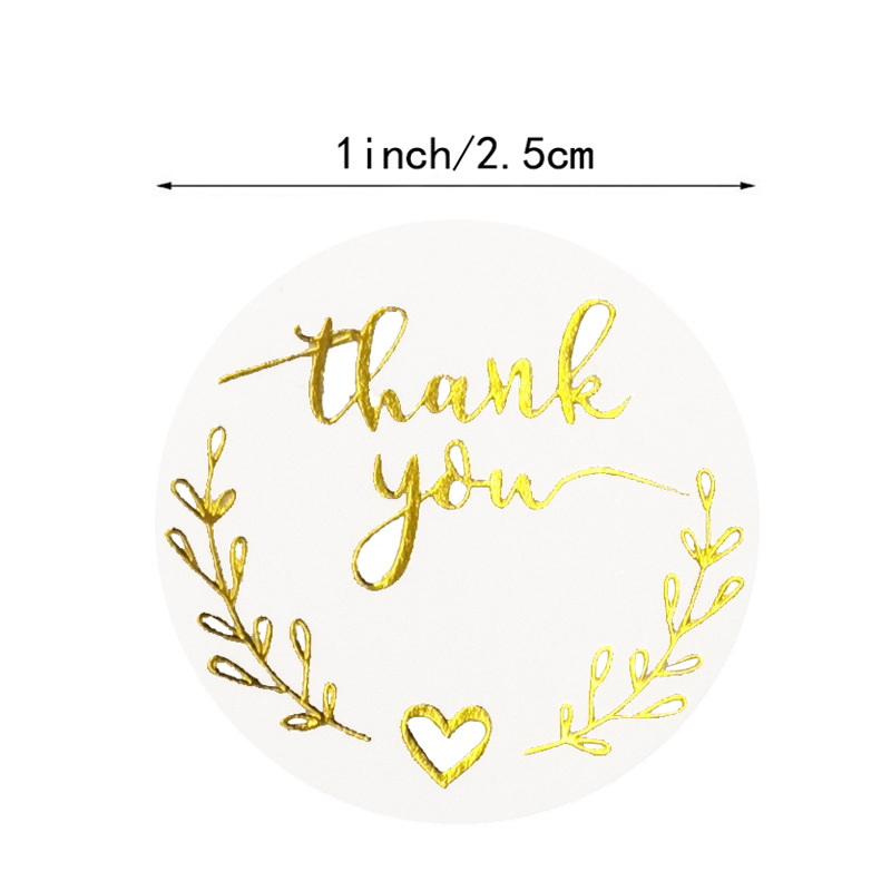 100-500pcs Gold Thank You Stic - Wedding Supply Business ulasan dan harga