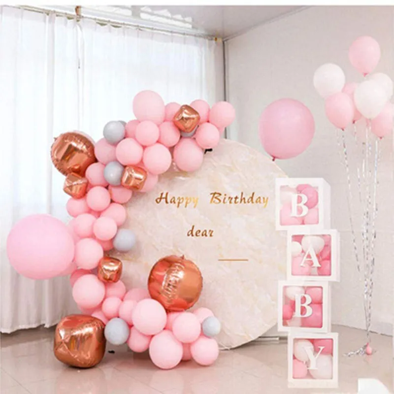 Letter Balloon Box First 1st B - Confetti Balloon Set ulasan dan harga