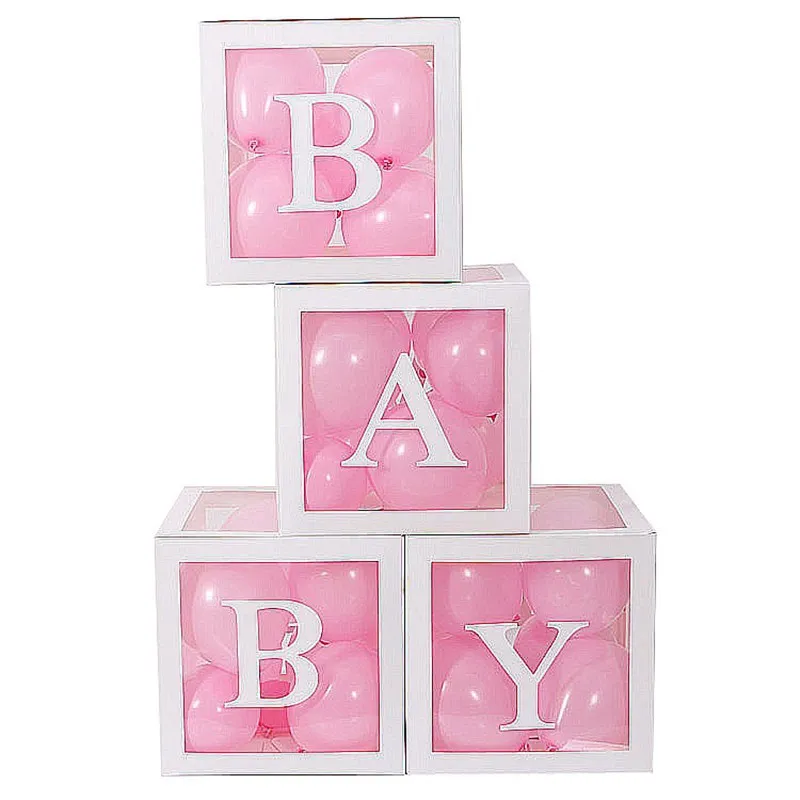 Letter Balloon Box First 1st B - Confetti Balloon Set ulasan dan harga