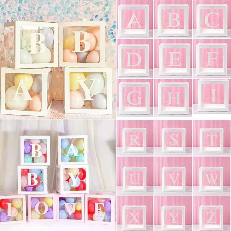 Letter Balloon Box First 1st B - Confetti Balloon Set ulasan dan harga