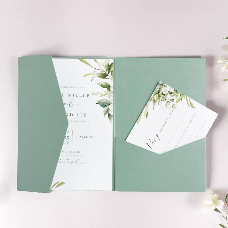 30pcs 18x13cm Green Envelopes  - Wedding Supply Business ulasan dan harga