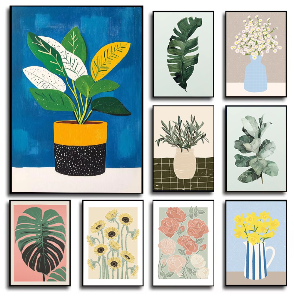 Garden Flower Vase Art Poster  - Flower Girl Basket ulasan dan harga