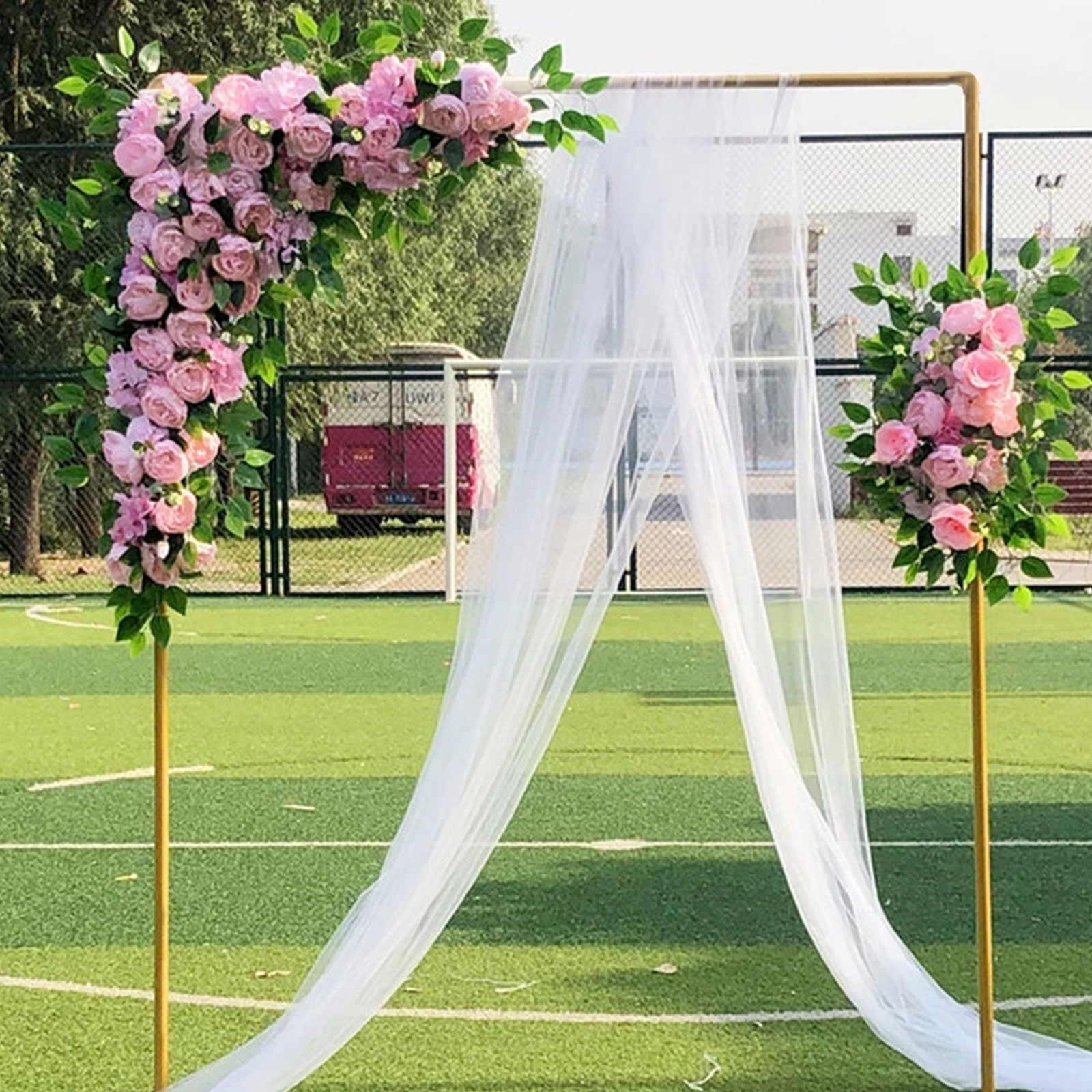 2.1x2m / 79x83inch Gold Weddin - Wedding Balloon Arch ulasan dan harga
