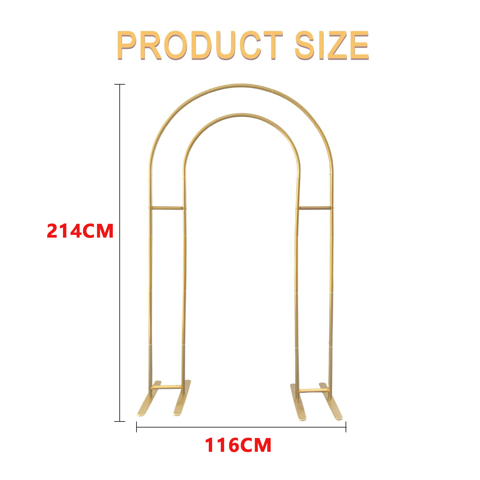 Open Arch Backdrop Stand, Doub - Wedding Balloon Arch ulasan dan harga