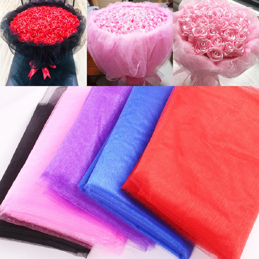 10m Wedding Decoration Tulle R - Chair Sash Organza ulasan dan harga