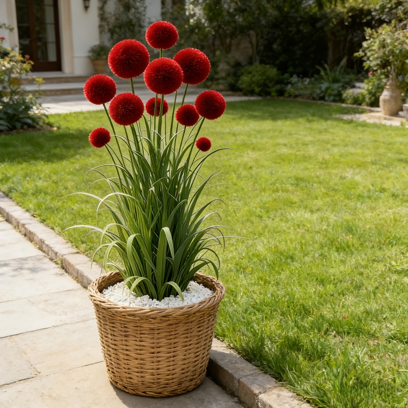 4 Pieces = 12 Stems, Vase Not  - Flower Girl Basket ulasan dan harga