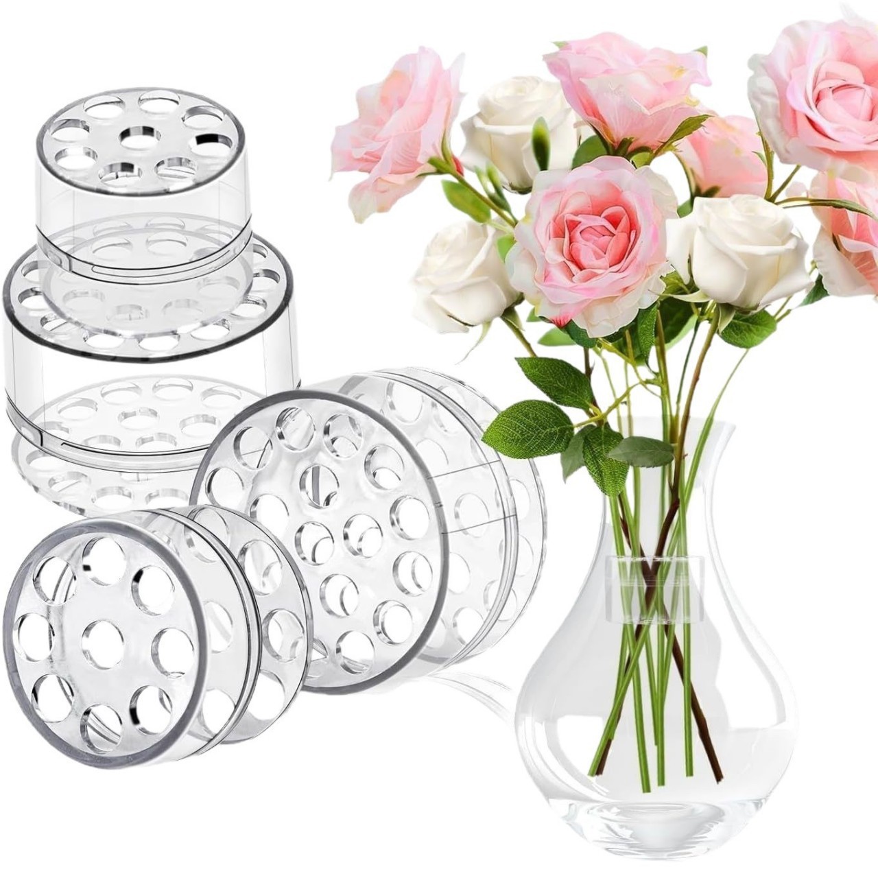 Spiral Ikebana Stem Holder for - Flower Girl Basket ulasan dan harga