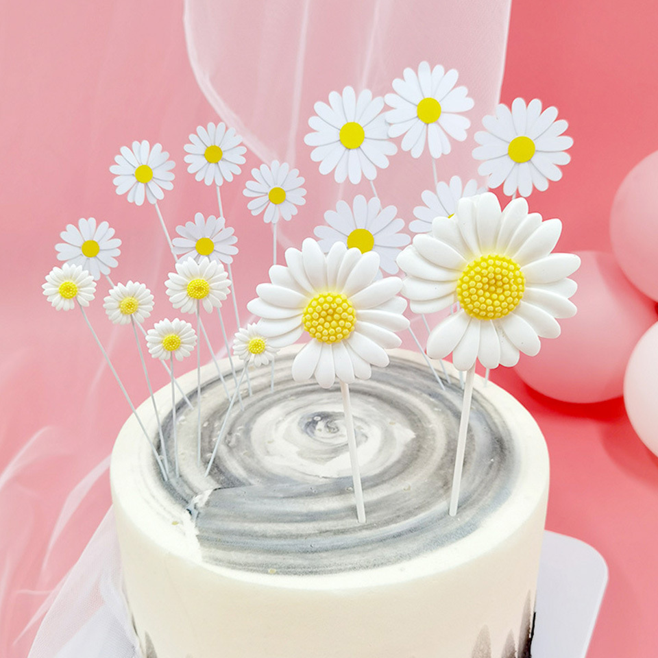 1set Resin Daisy Cake Topper M - Confetti Balloon Set ulasan dan harga