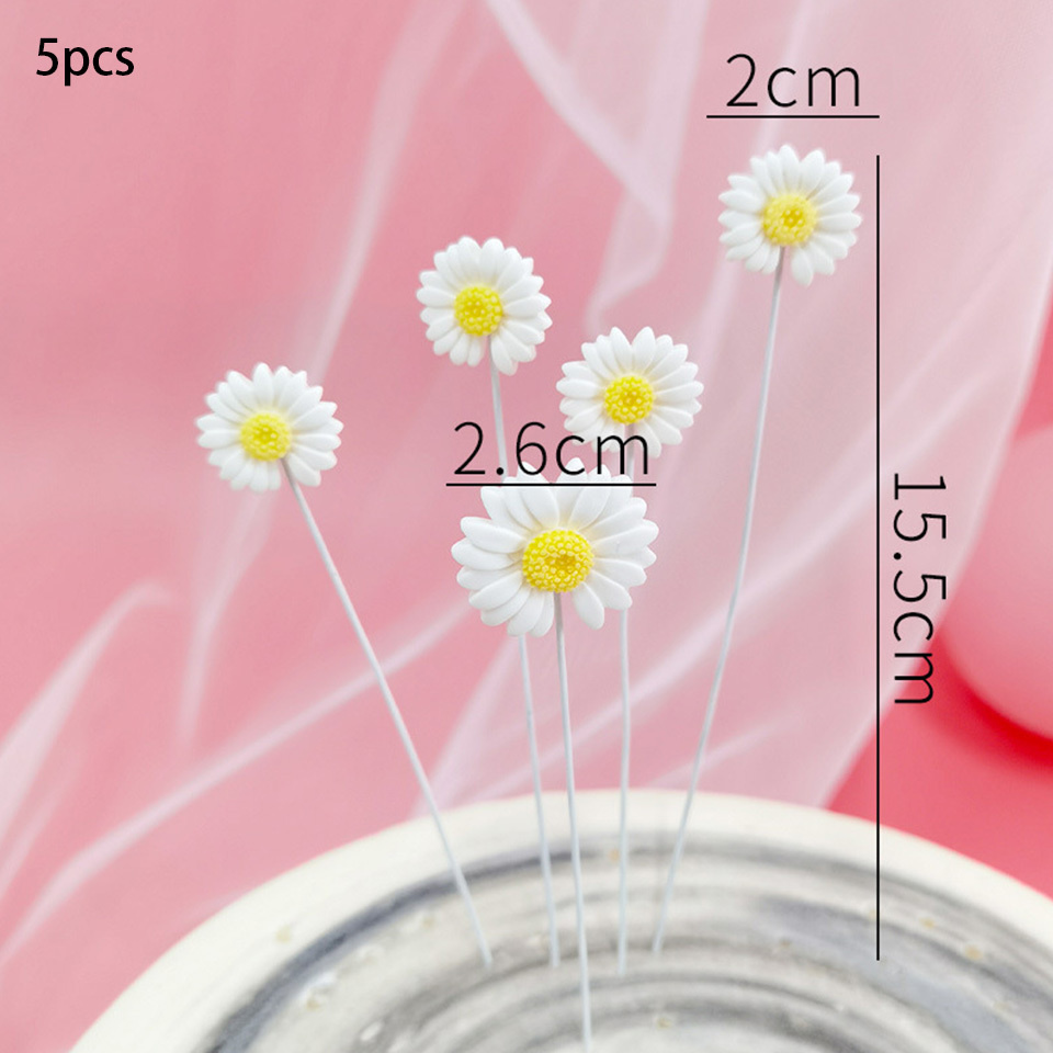1set Resin Daisy Cake Topper M - Confetti Balloon Set ulasan dan harga