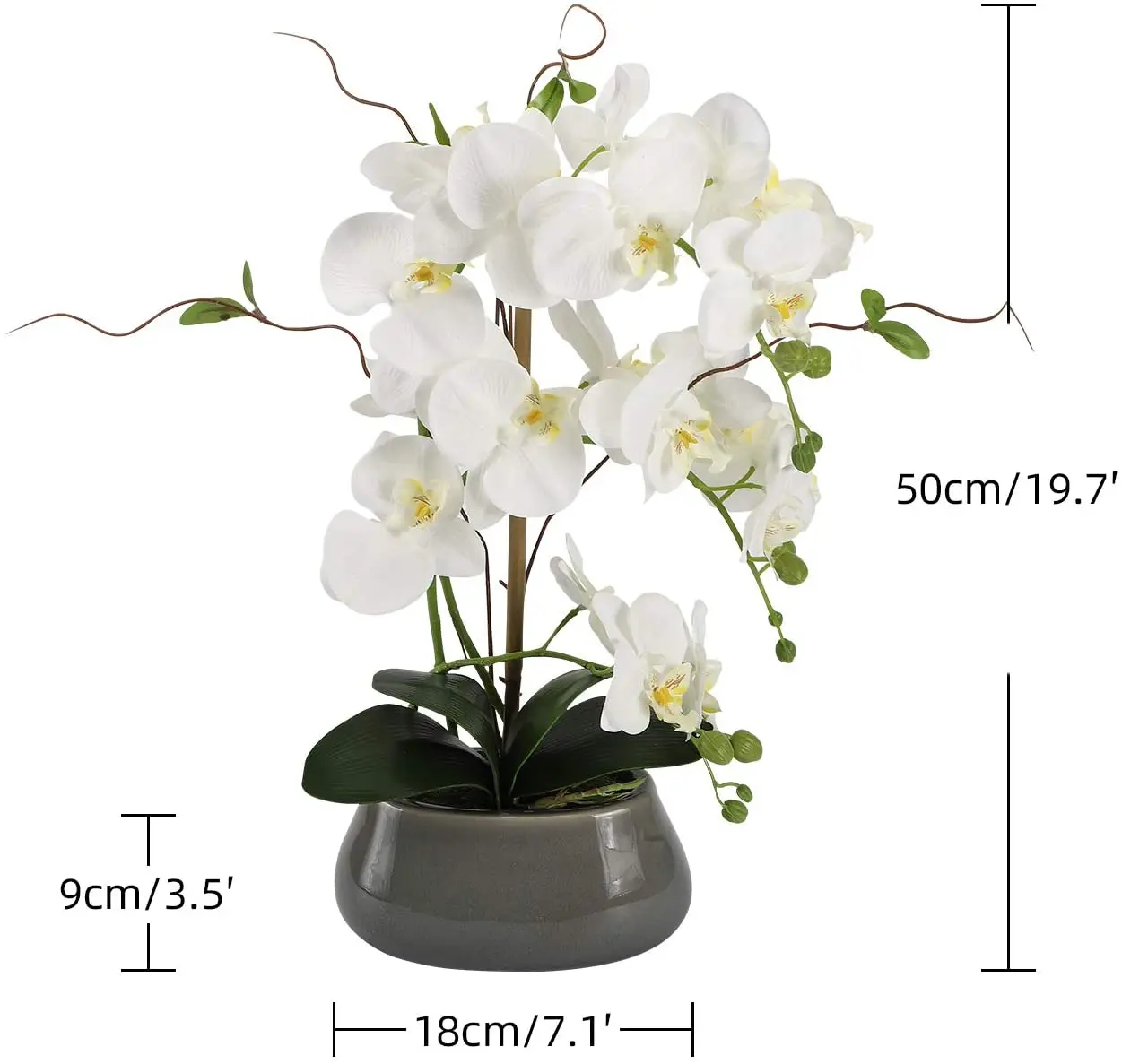 Artificial Orchid Flowers Cent - Flower Girl Basket ulasan dan harga
