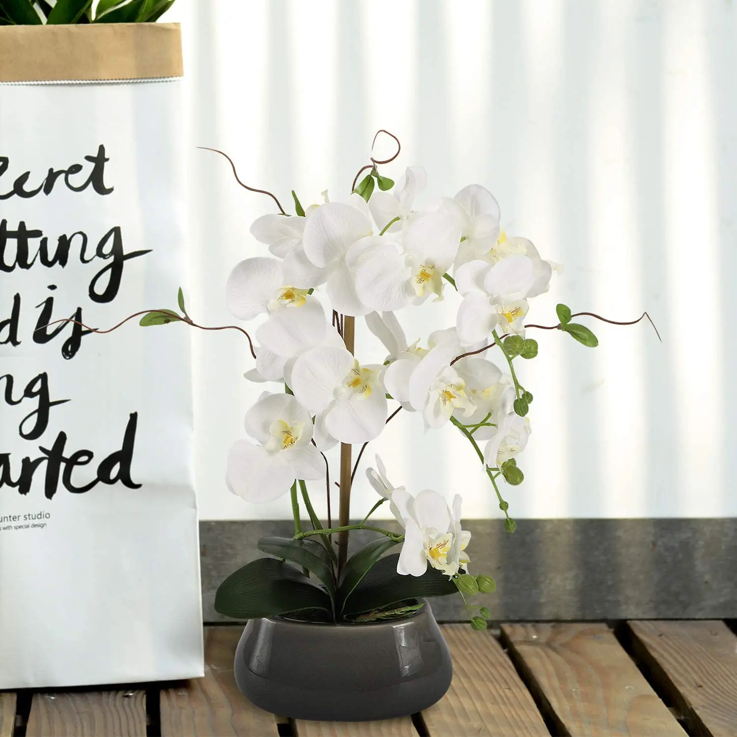Artificial Orchid Flowers Cent - Flower Girl Basket ulasan dan harga