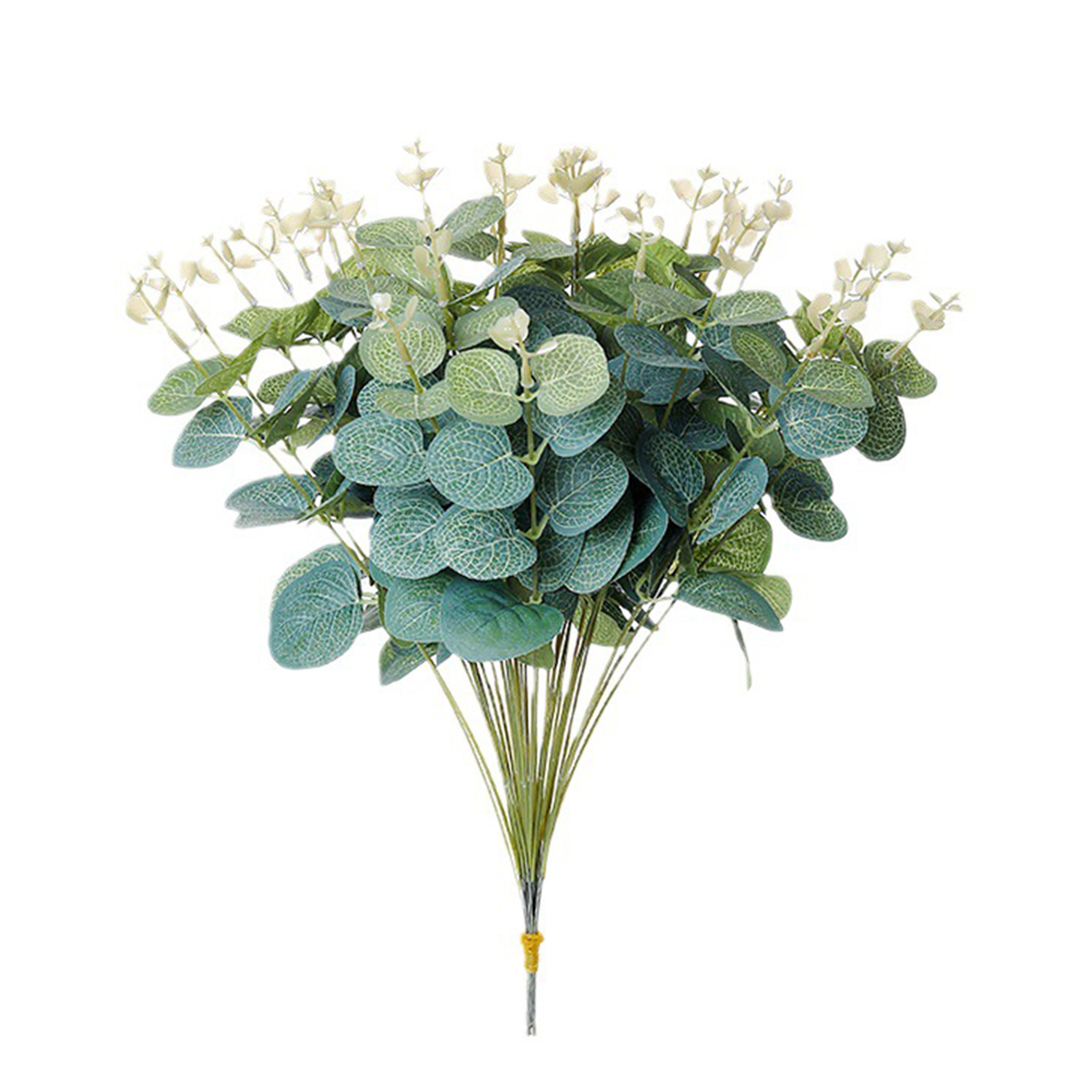 20PCS Fake Plants Silk Eucalyp - Flower Girl Basket ulasan dan harga