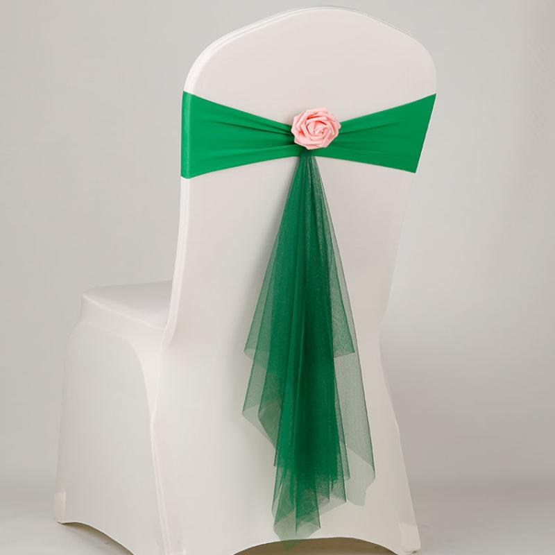 1 Pcs Organza Chair Sashes Flo - Chair Sash Organza ulasan dan harga