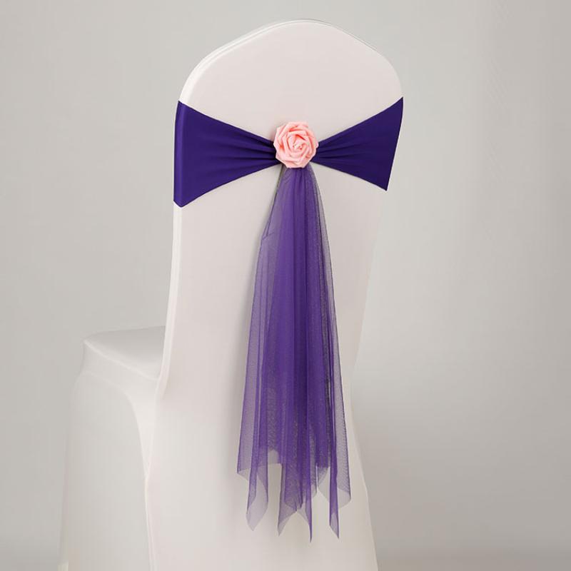 1 Pcs Organza Chair Sashes Flo - Chair Sash Organza ulasan dan harga