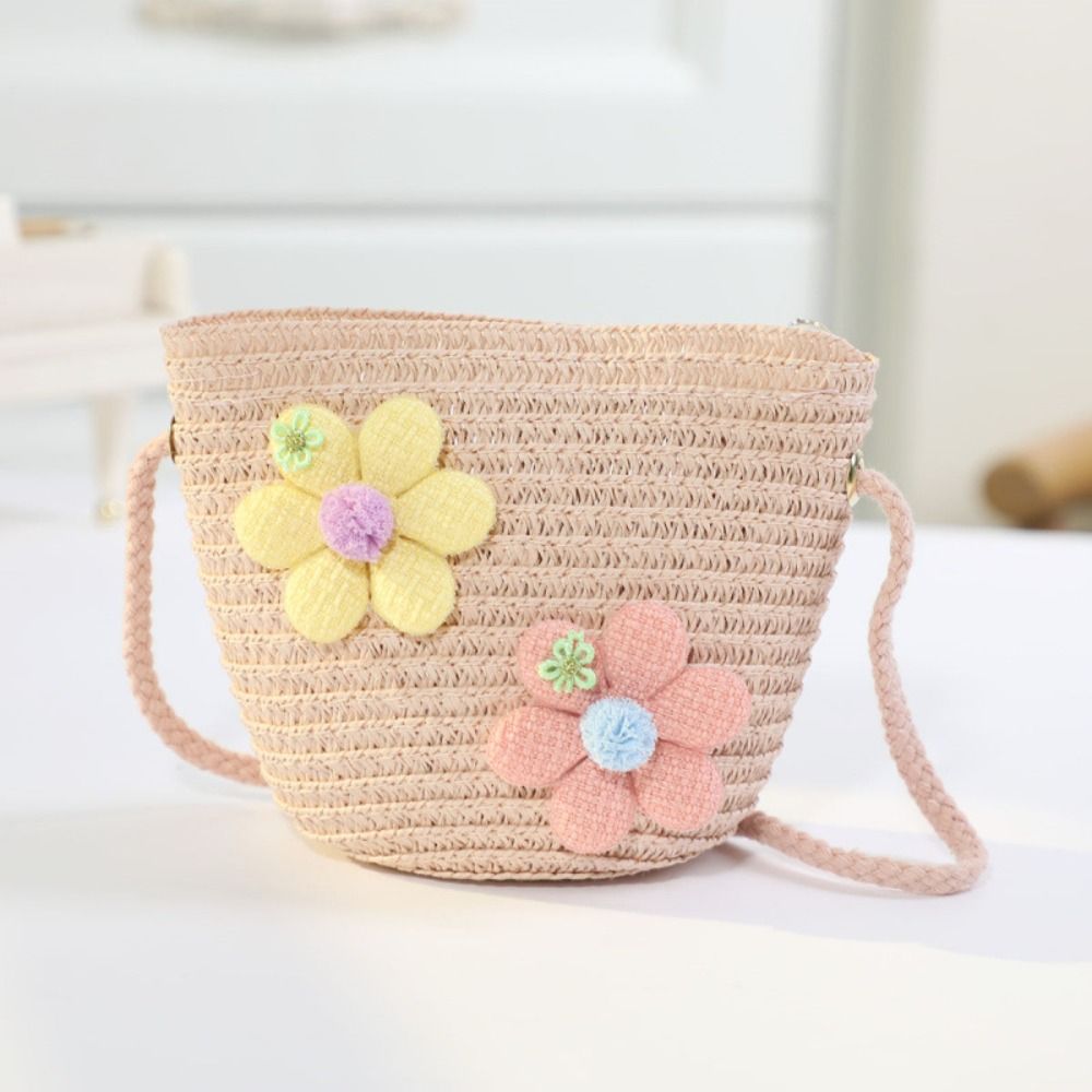 Handmade Woven Girl Flower Str - Flower Girl Basket ulasan dan harga