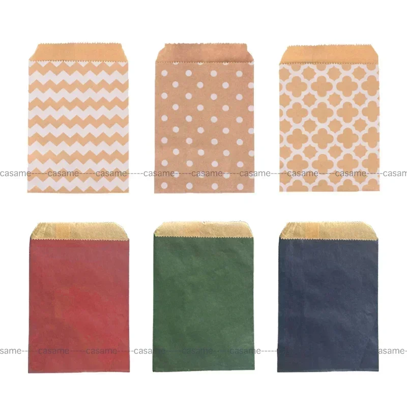 50pcs, 15x10cm Wave Dot Kraft  - Wedding Supply Business ulasan dan harga