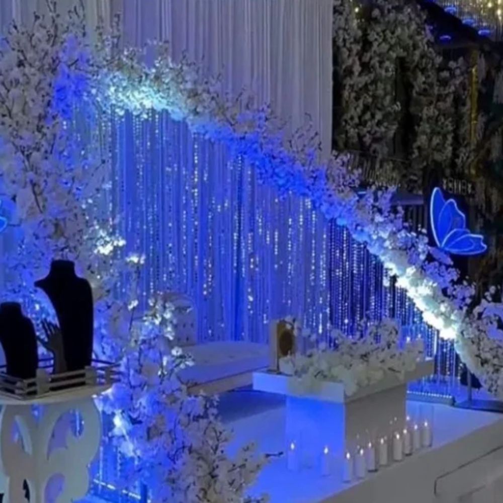 acrylic bead Arch Artificial F - Wedding Balloon Arch ulasan dan harga