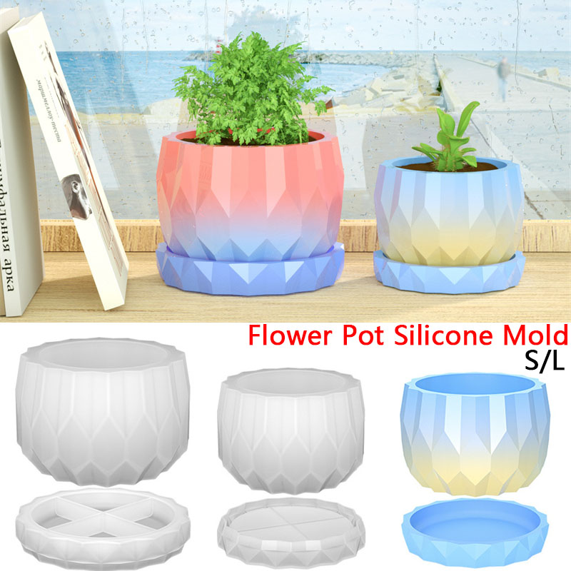 1 Set Silicone Planter Molds F - Flower Girl Basket ulasan dan harga