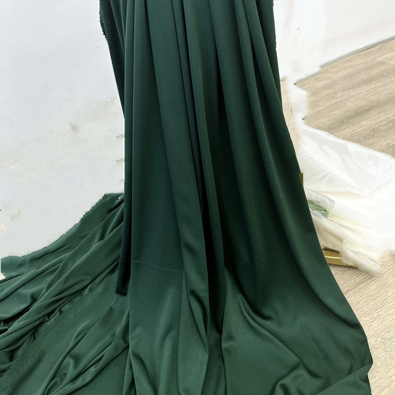 Olive Avocado Green Knitted Fa - Wedding Backdrop Curtain ulasan dan harga