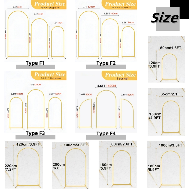 EU Warehouse Gold Metal Balloo - Wedding Balloon Arch ulasan dan harga