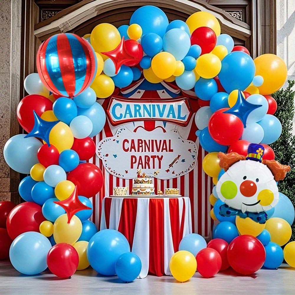 Cartoon Clown Garland Arch Kit - Wedding Day Supply Kit ulasan dan harga