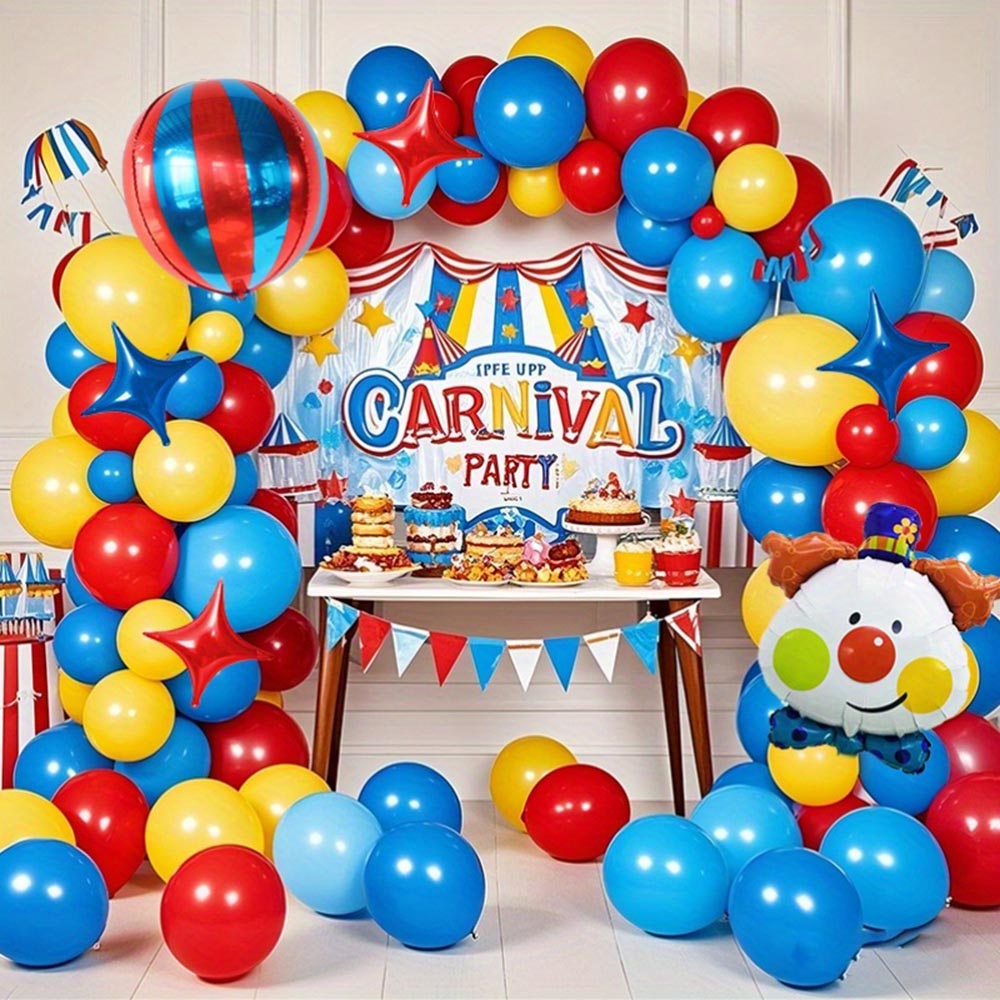 Cartoon Clown Garland Arch Kit - Wedding Day Supply Kit ulasan dan harga