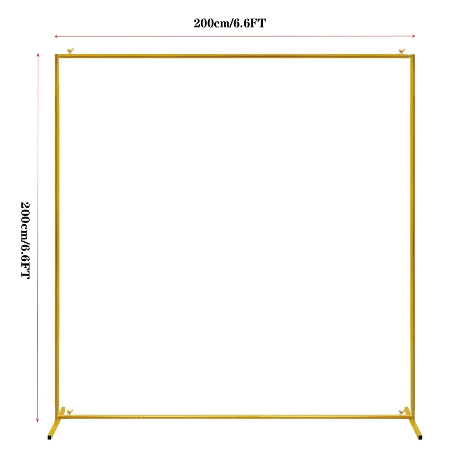 Gold Wedding Arches Square Bac - Wedding Balloon Arch ulasan dan harga