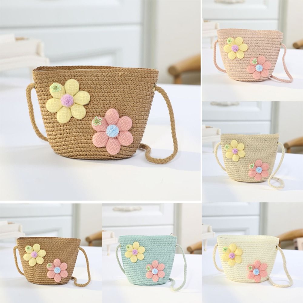 Handmade Woven Girl Flower Str - Flower Girl Basket ulasan dan harga