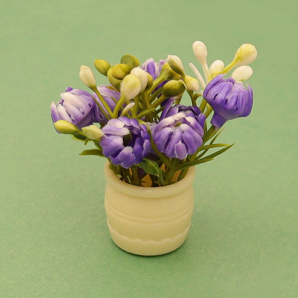 1:12 Dollhouse Miniature Simul - Flower Girl Basket ulasan dan harga