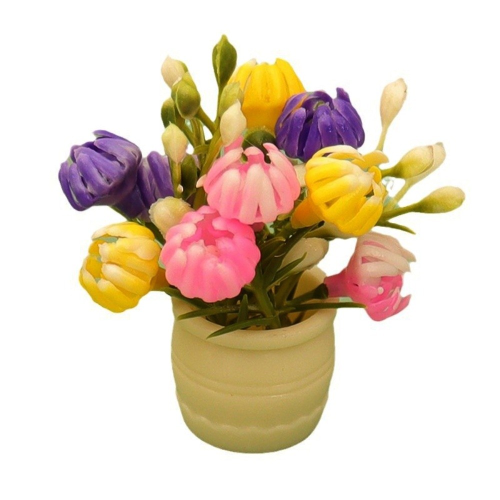 1:12 Dollhouse Miniature Simul - Flower Girl Basket ulasan dan harga
