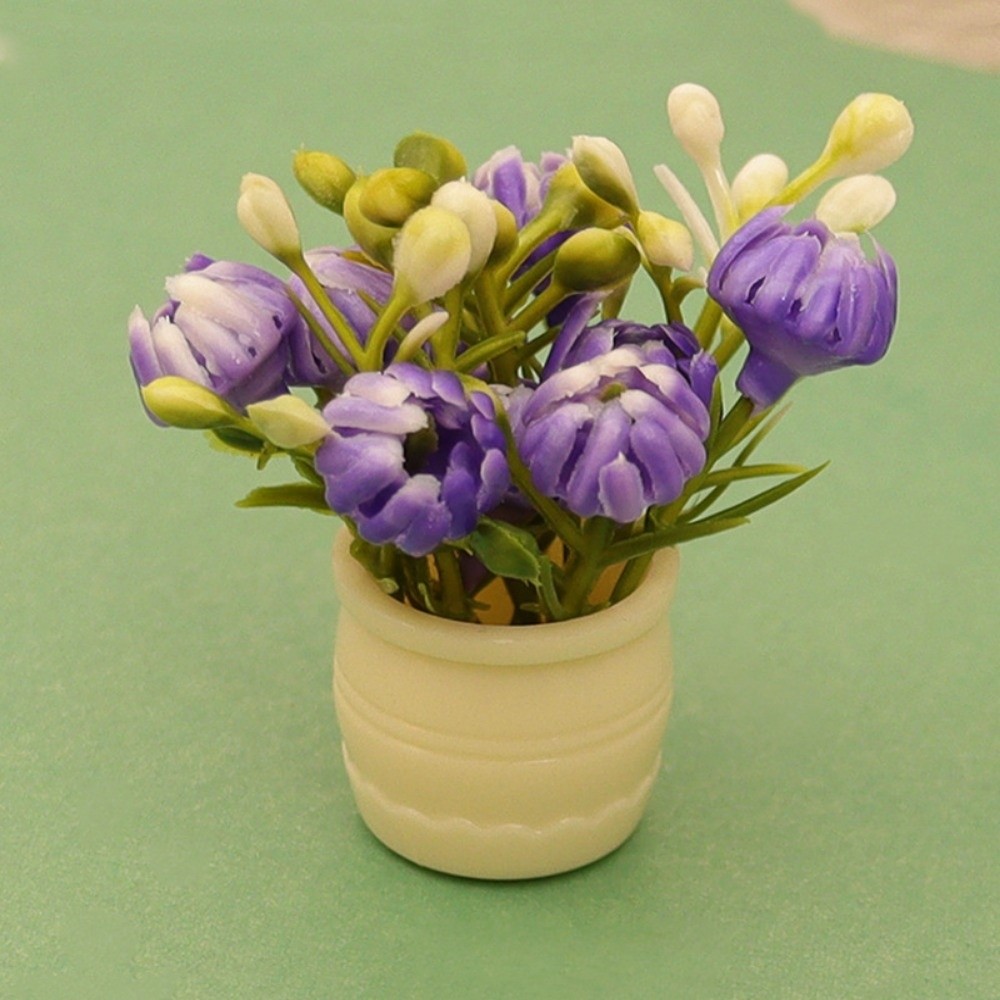 1:12 Dollhouse Miniature Simul - Flower Girl Basket ulasan dan harga