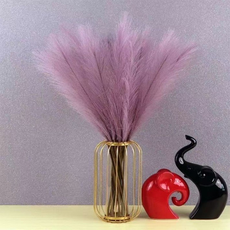 10PCS Artificial Pompous Grass - Flower Girl Basket ulasan dan harga