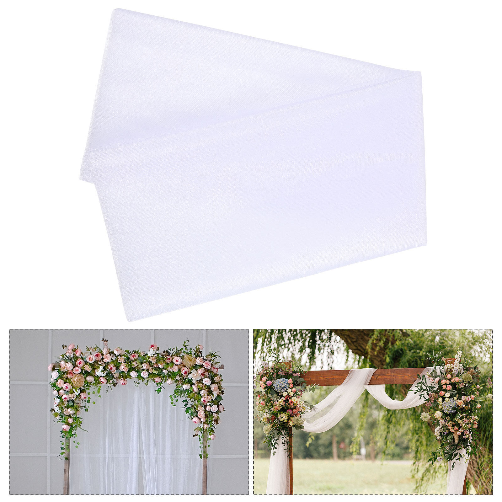 1Set Wedding Arch Drapes Organ - Wedding Backdrop Curtain ulasan dan harga